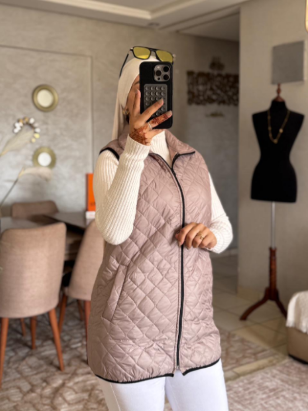 Doudoune Sans Manches Femme Matelassée – Gilet Léger & Élégant