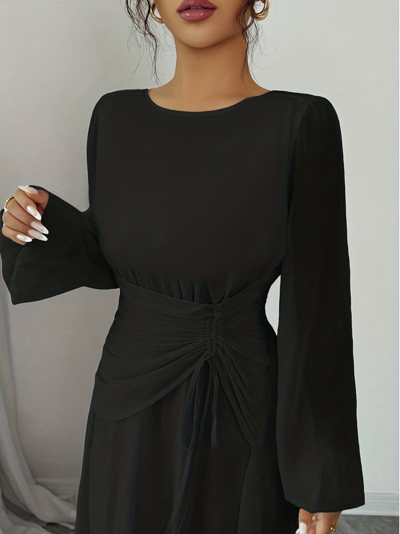 Robe longue élégante de style français